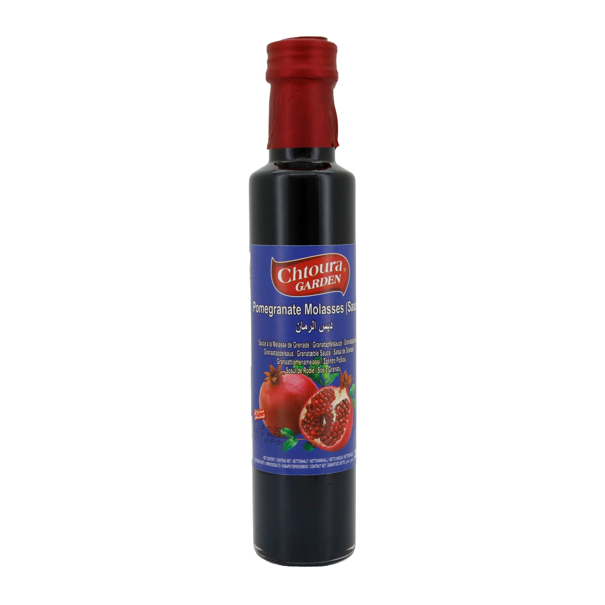Sirup Chtoura Garden | Granatapfelsirup | Authentische Granatapfel-Molasse für die orientalische Küche | 250 ml CHTOURA GARDEN